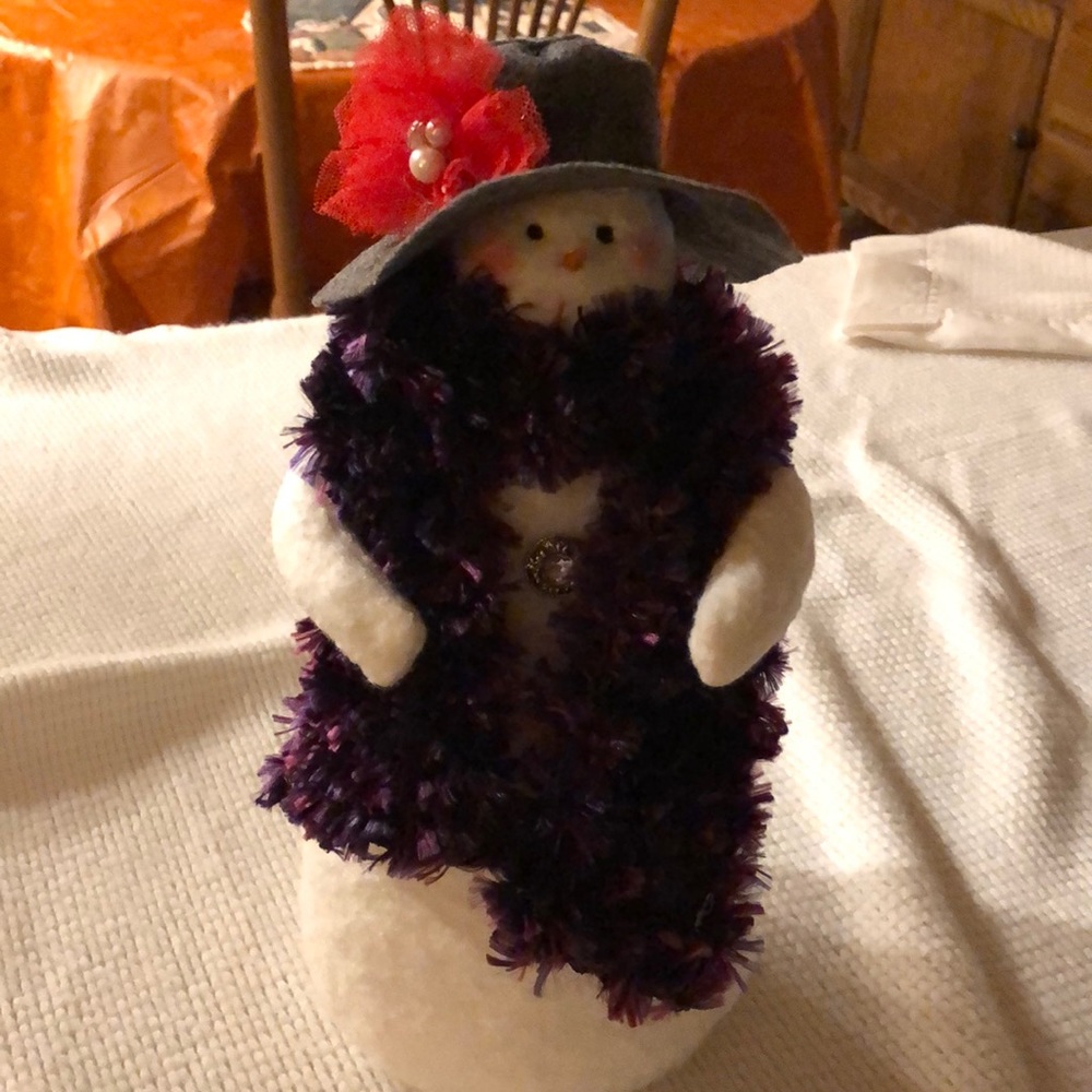 Hand crafted Snow Lady!!